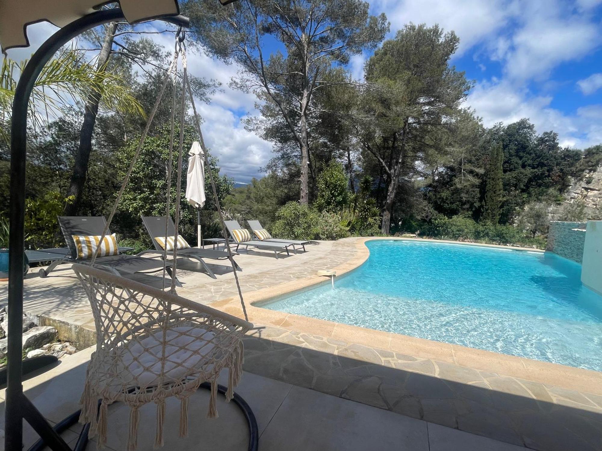 La Villa Des Carriers- Maison Avec Piscine Proche Mer Roquefort-les-Pins Εξωτερικό φωτογραφία