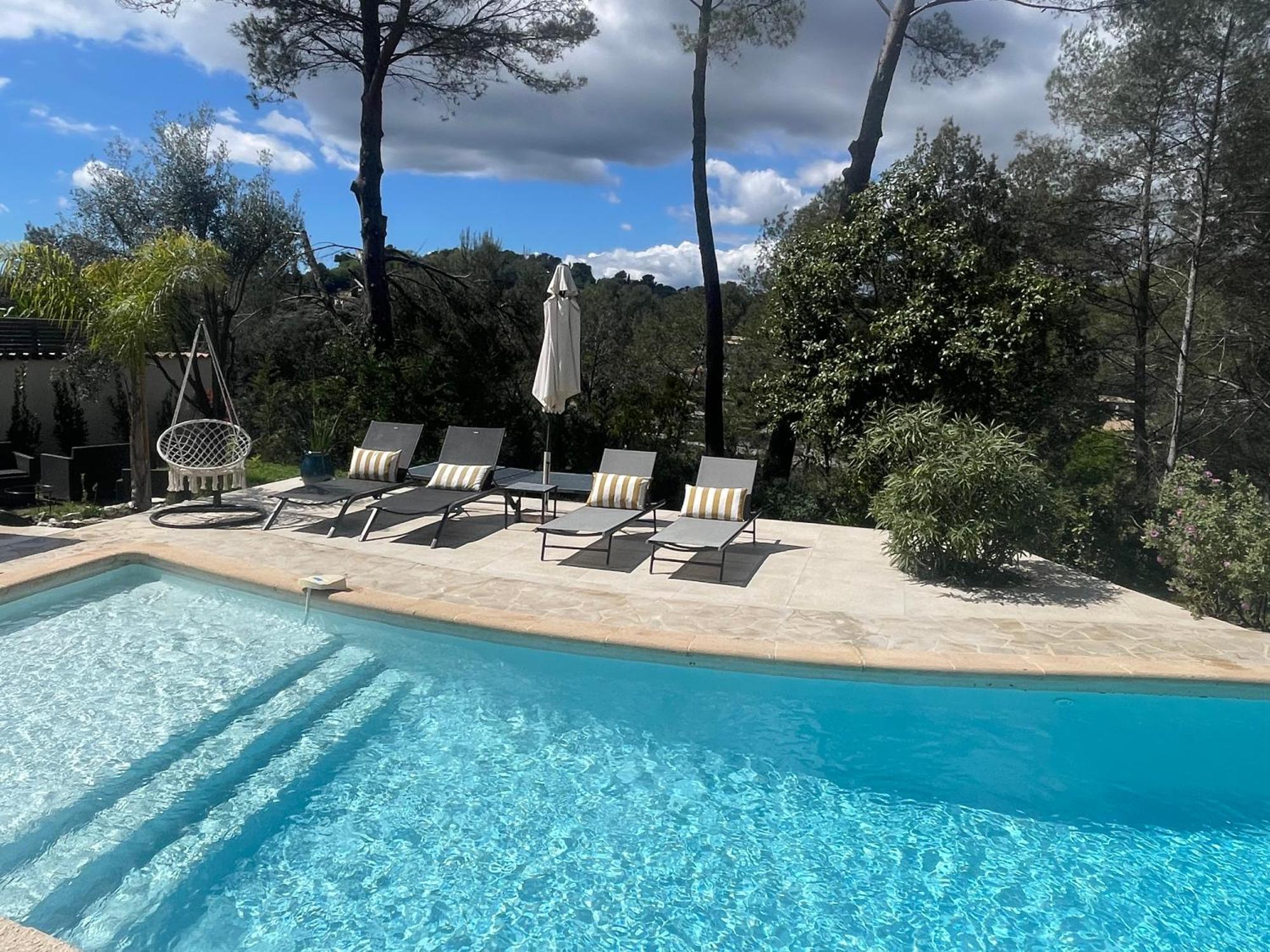 La Villa Des Carriers- Maison Avec Piscine Proche Mer Roquefort-les-Pins Εξωτερικό φωτογραφία